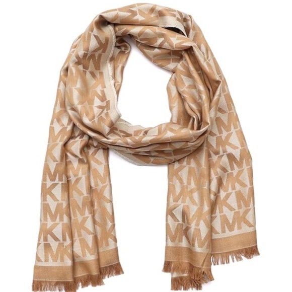MICHAEL Michael Kors Accessories - MICHAEL KORS MK Repeating Logo Scarf NWT